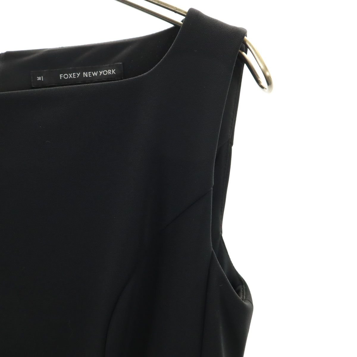 FOXEY NEW YORK フォクシーニューヨーク 日本製 ノースリーブ スクエア  