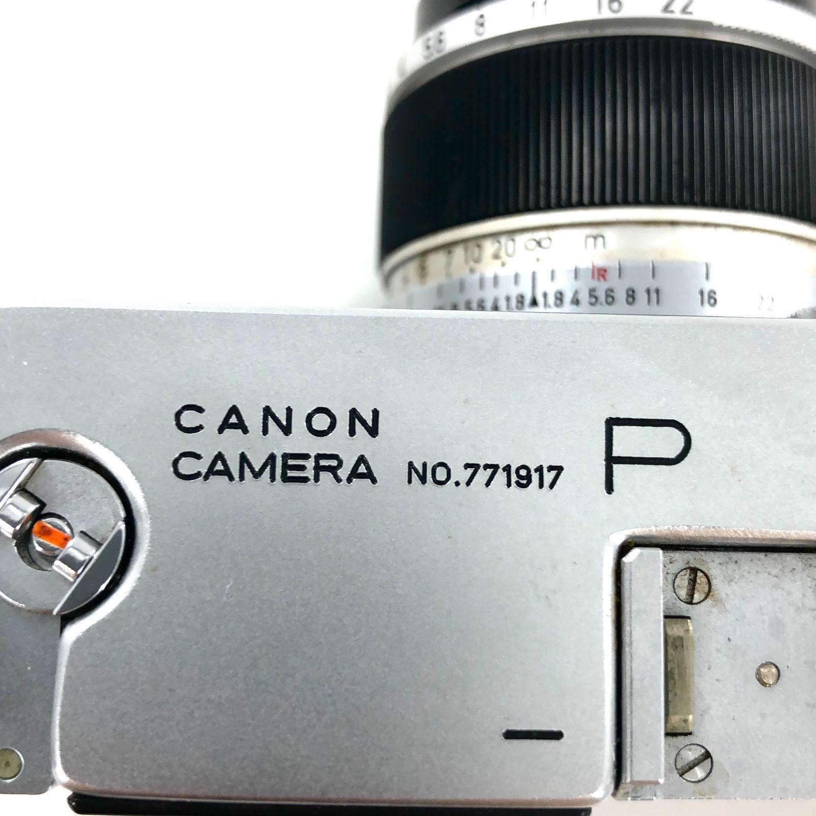 Canon P フィルムカメラ 50mmレンズ付き ジャンク？ Canon P フィルムカメラ 50mmレンズ付き ジャンク？ Canon P