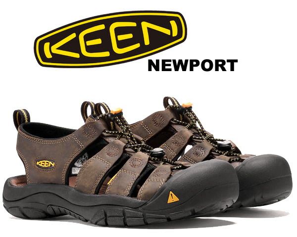 キーン ニューポート サンダル KEEN NEWPORT M BISON 1001870 バイソン メンズ アウトドア バンジーシューレース