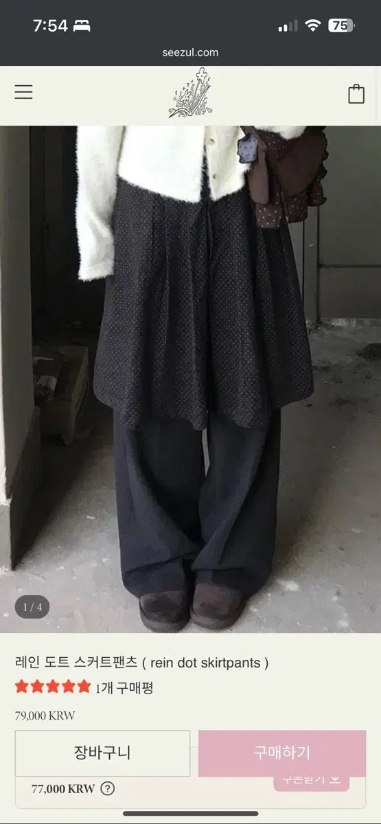 レーン ドット スカート パンツ 販売しています