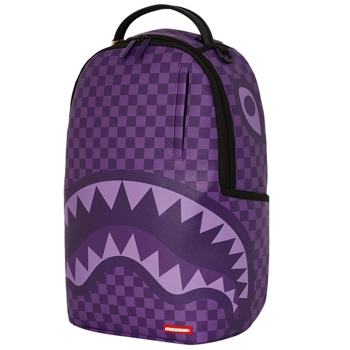 米国仕様 SPRAYGROUND スプレイグラウンド ALL SYSTEMS GO 紫 シャーク