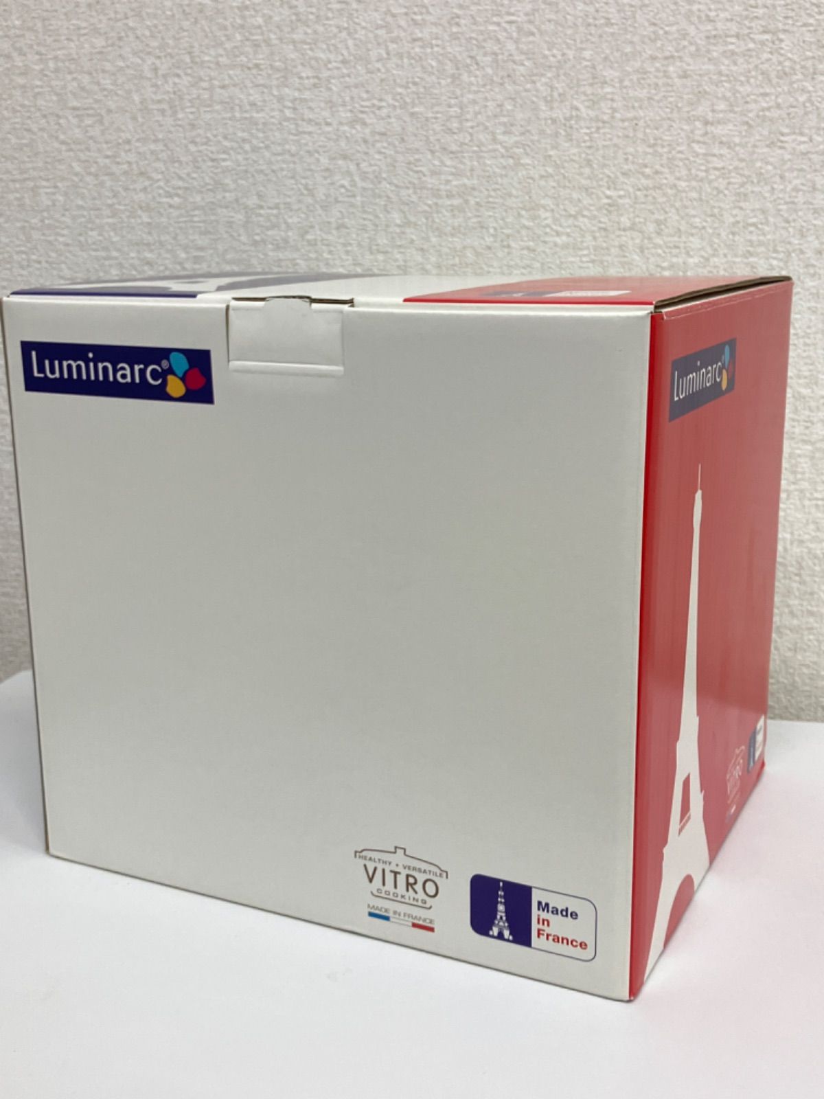 未使用】Luminarc リュミナルク VITRO ヴィトロ ブルーミング ホワイトスチーマー付両手鍋 - メルカリ