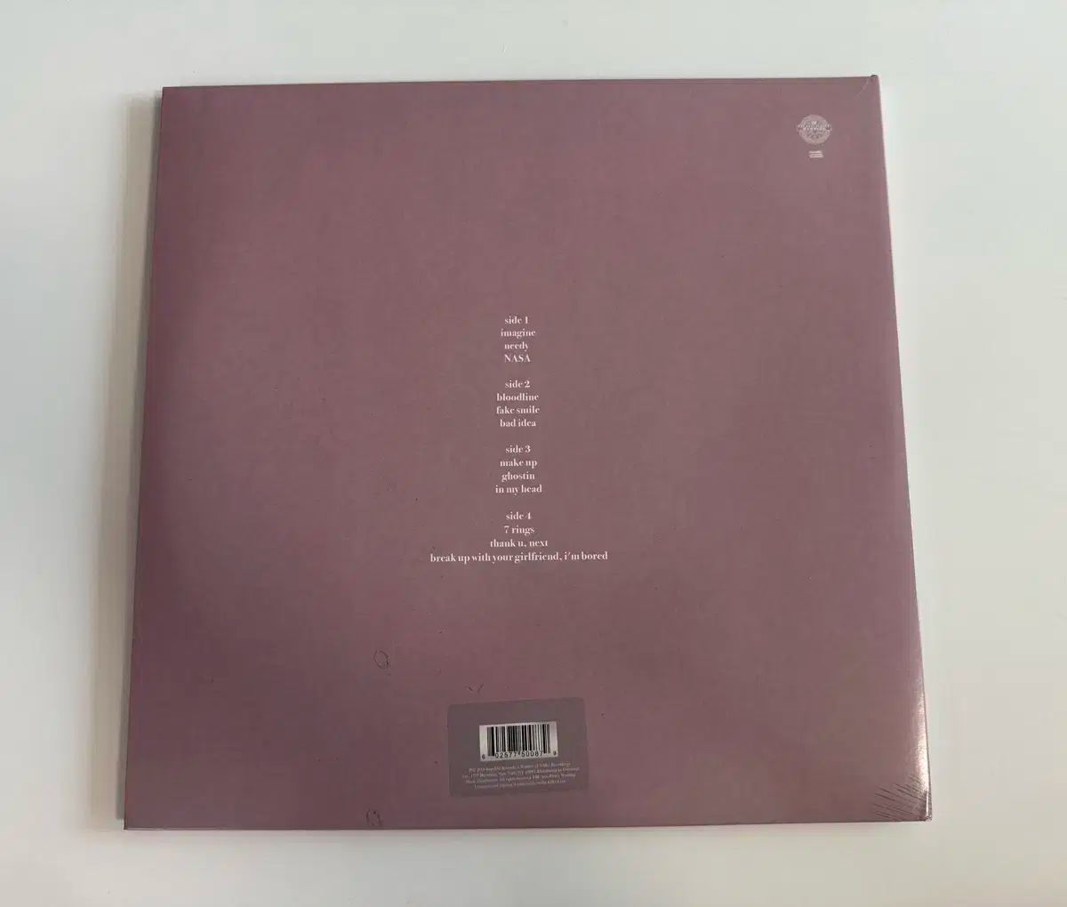 興味深い アリアナ 大きい TARGET us 版 盤 期間 thank u next クリア LP