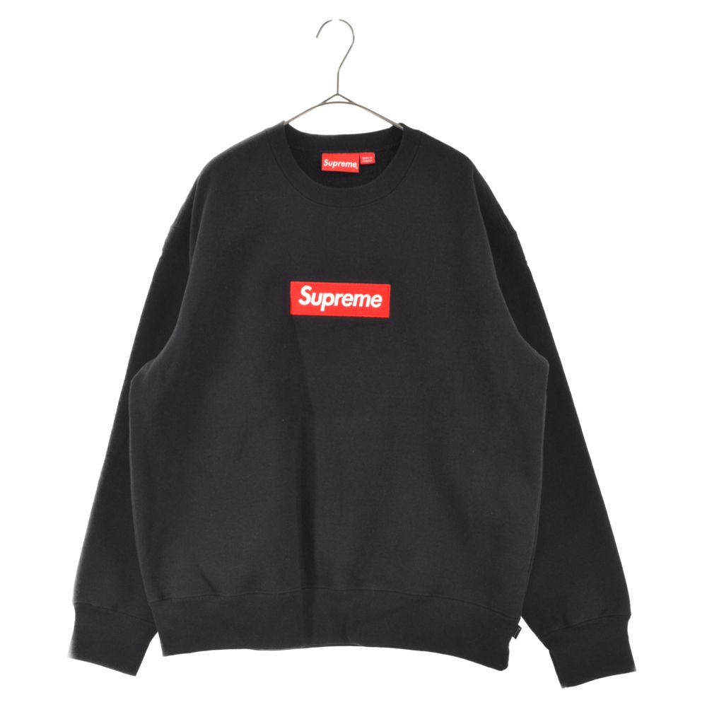 SUPREME (シュプリーム) 22AW Box Logo Crewneck ボックスロゴ クルーネックスウェットトレーナー ブラック - メルカリ