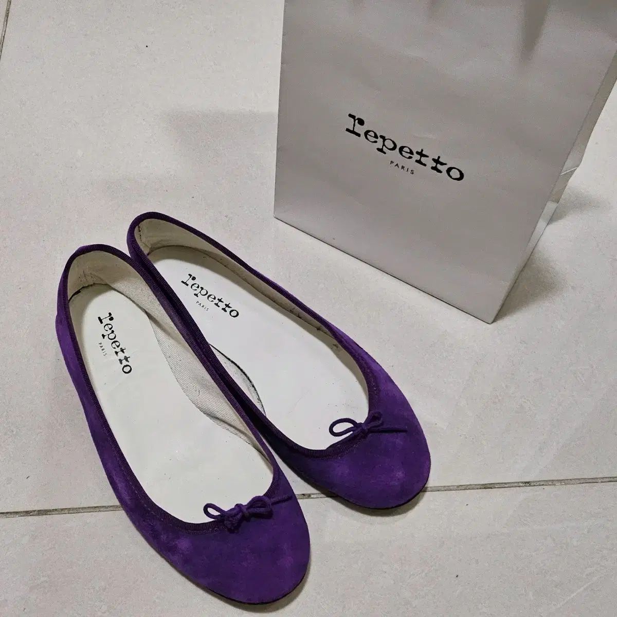 レペット バレエシューズ パープル repetto レペット バレエシューズ