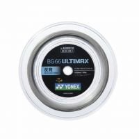 ガット ヨネックス ロールガット BG66アルティマックス 100m メタリックホワイト yonex BG66 ULTIMAX バドミントン ストリングス BG66UM-1 12200 yonex_badminton_bg66um_1