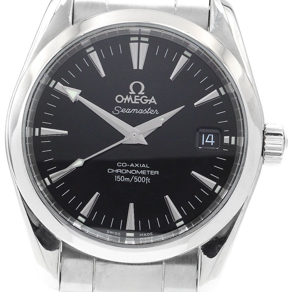 オメガ OMEGA 2504.50 シーマスター アクアテラ デイト コーアクシャル クロノメーター 自動巻き メンズ_914109