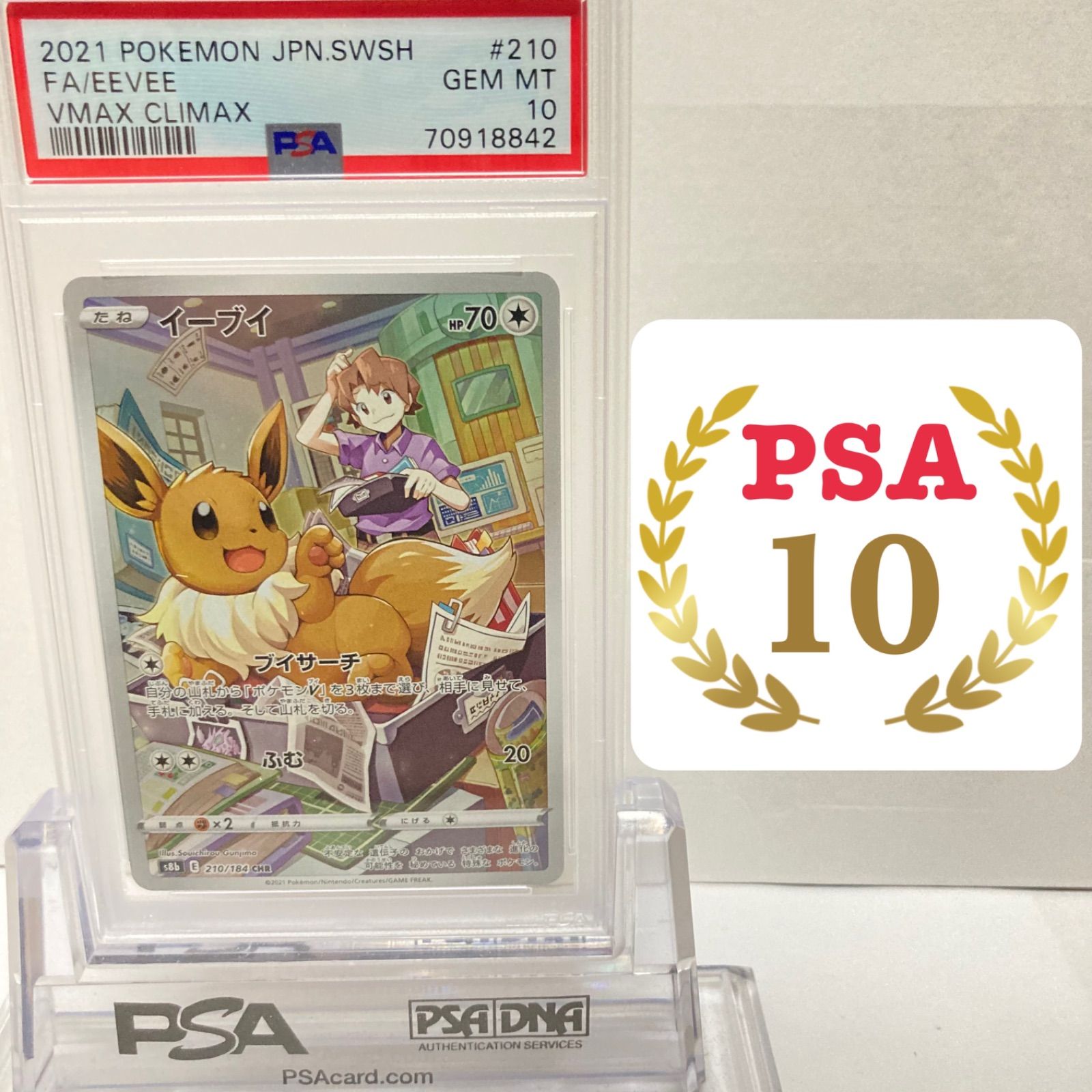 PSA10連番】イーブイ くCHR AR PSA10】連番 ブイズ chr セット 【PSA10