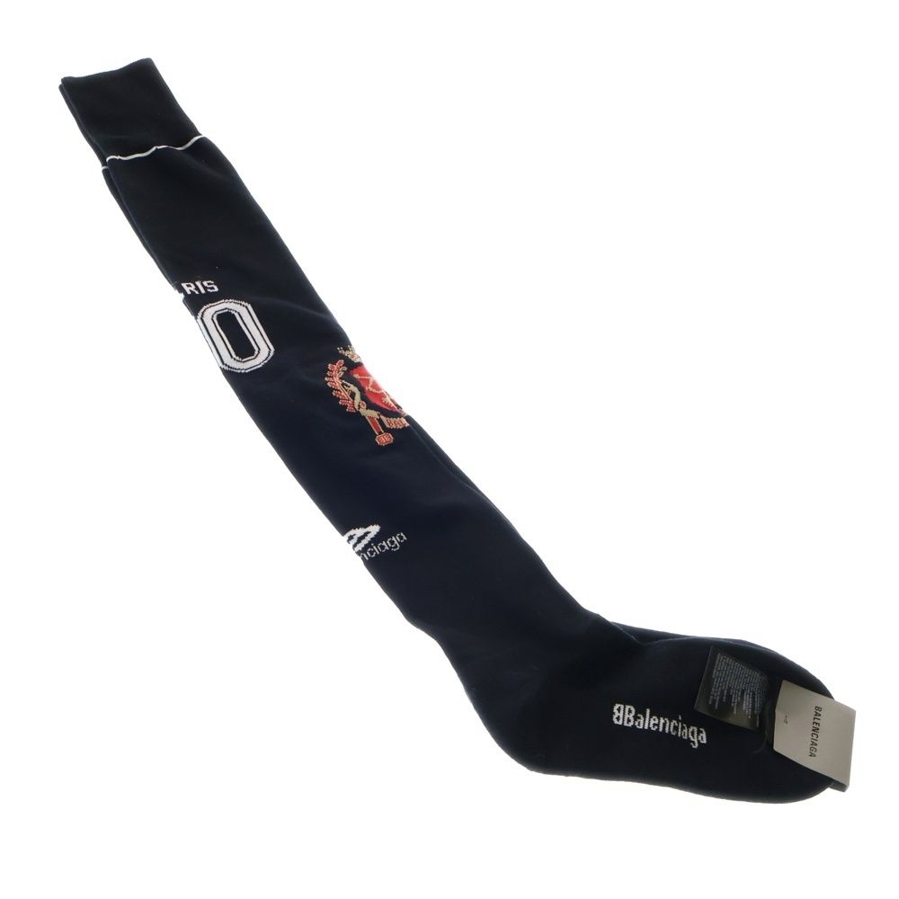 バレンシアガ ソックス フットボール BALENCIAGA (バレンシアガ) 24SS Sponsor Logo Soccer Socks
