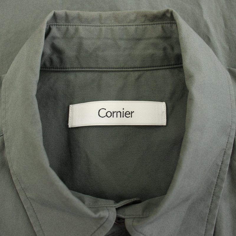 Cornierフィンクスコットンシャツ 半袖　Mサイズ FINX COTTON SHIRTS HALF SLEEVE｜MINT – Cornier
