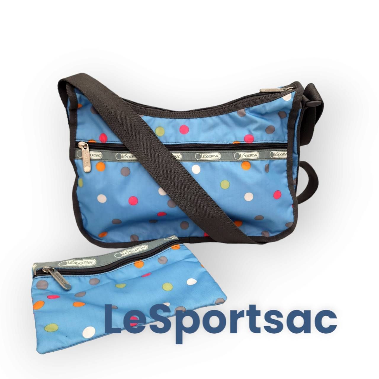 最終価格】LeSportsac レスポートサック ショルダーバッグ ポーチ付き 