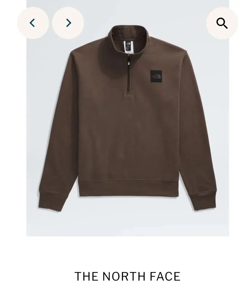 THE NORTH FACE ザ ノース フェイス ハーフジップ スモーキー ブラウン M