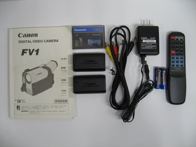 キャノン DM-FV1 ミニＤＶビデオカメラ 0947☆キャノン(CANON)□DM-FV1□miniDVデジタルビデオカメラ