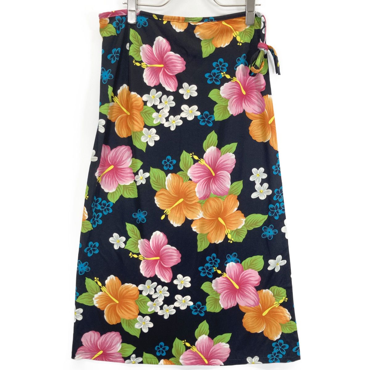 DOLCE-GABBANA ドルチェアンドガッバーナ G551|1330 ブラック×マルチカラー 花柄 パレオ 3