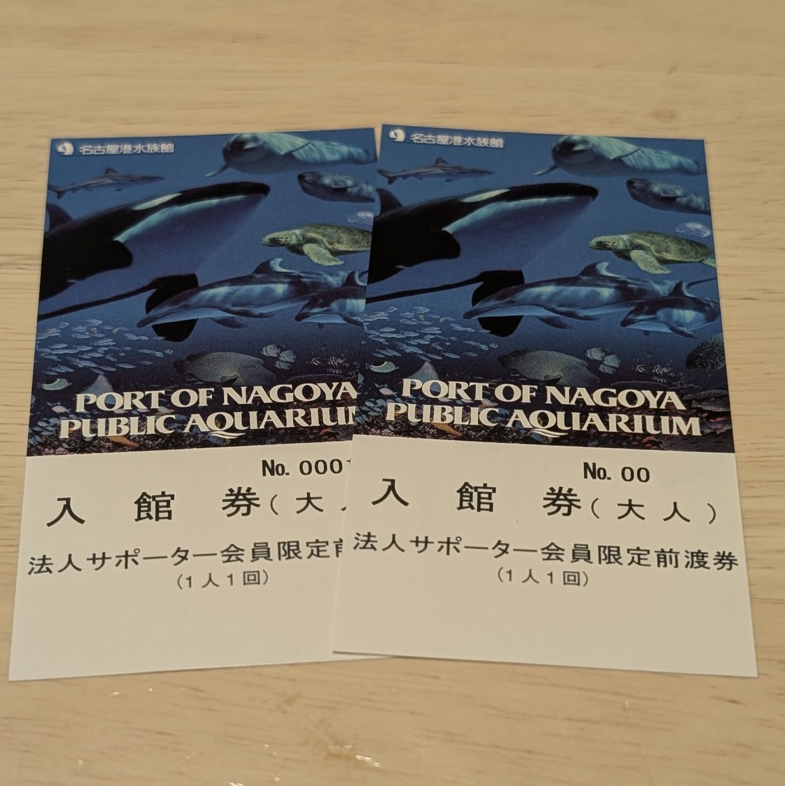 名古屋港水族館 入館券 大人 ２枚 ２名様 - メルカリ