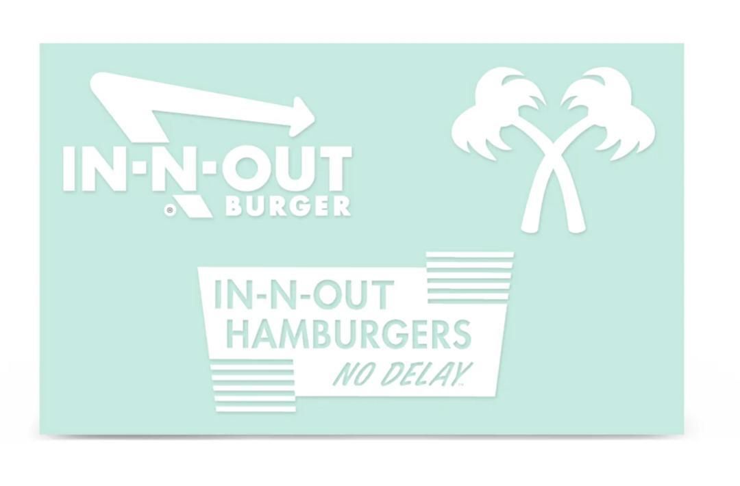 In-N-Out Burger 車用 ステッカー