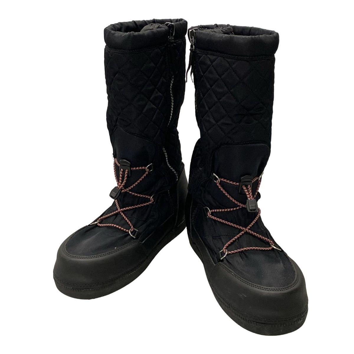 黒×レッド キルティング