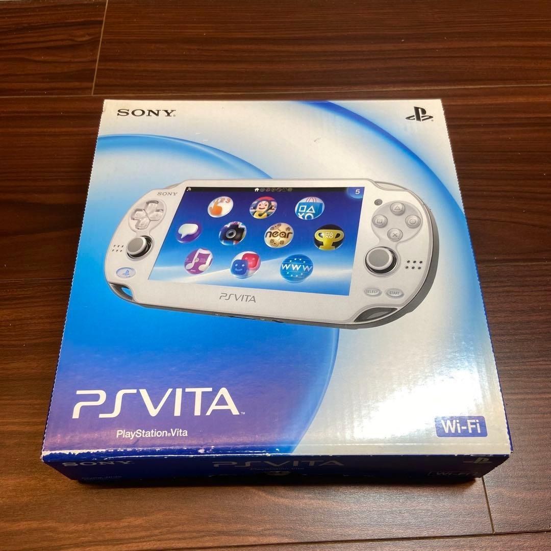 PSVita 1000 本体 クリスタル ホワイト ほぼ 3975