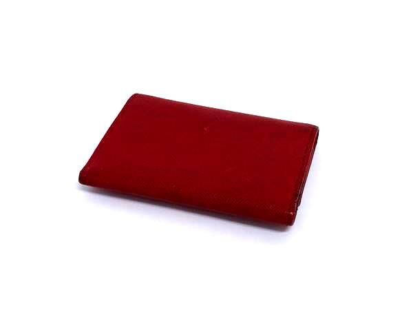 PRADA レッド サフィアーノレザー キーケース 楽天市場】PRADA プラダ レザー6連キーケース型押し