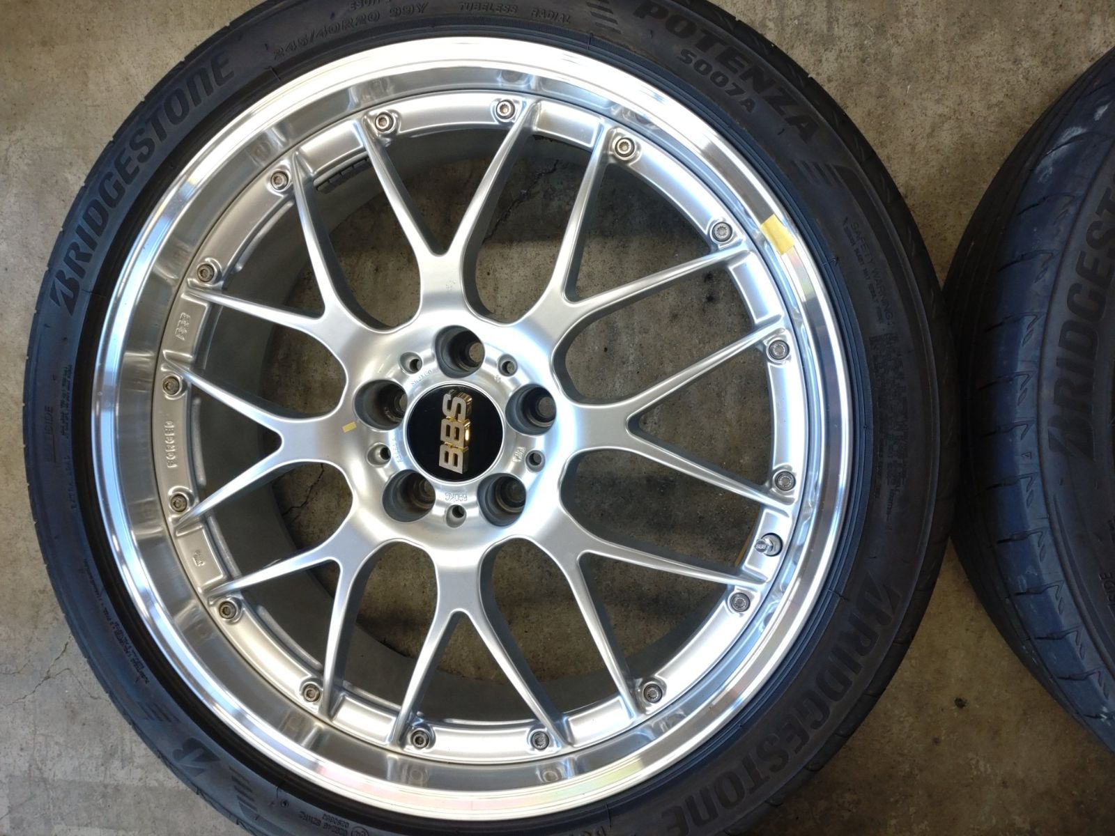 BBS RS-GT RS980A 980A ホイール 20×8.5J+30 120-5H ＆ブリヂストン POTENAZA S007 245 ...