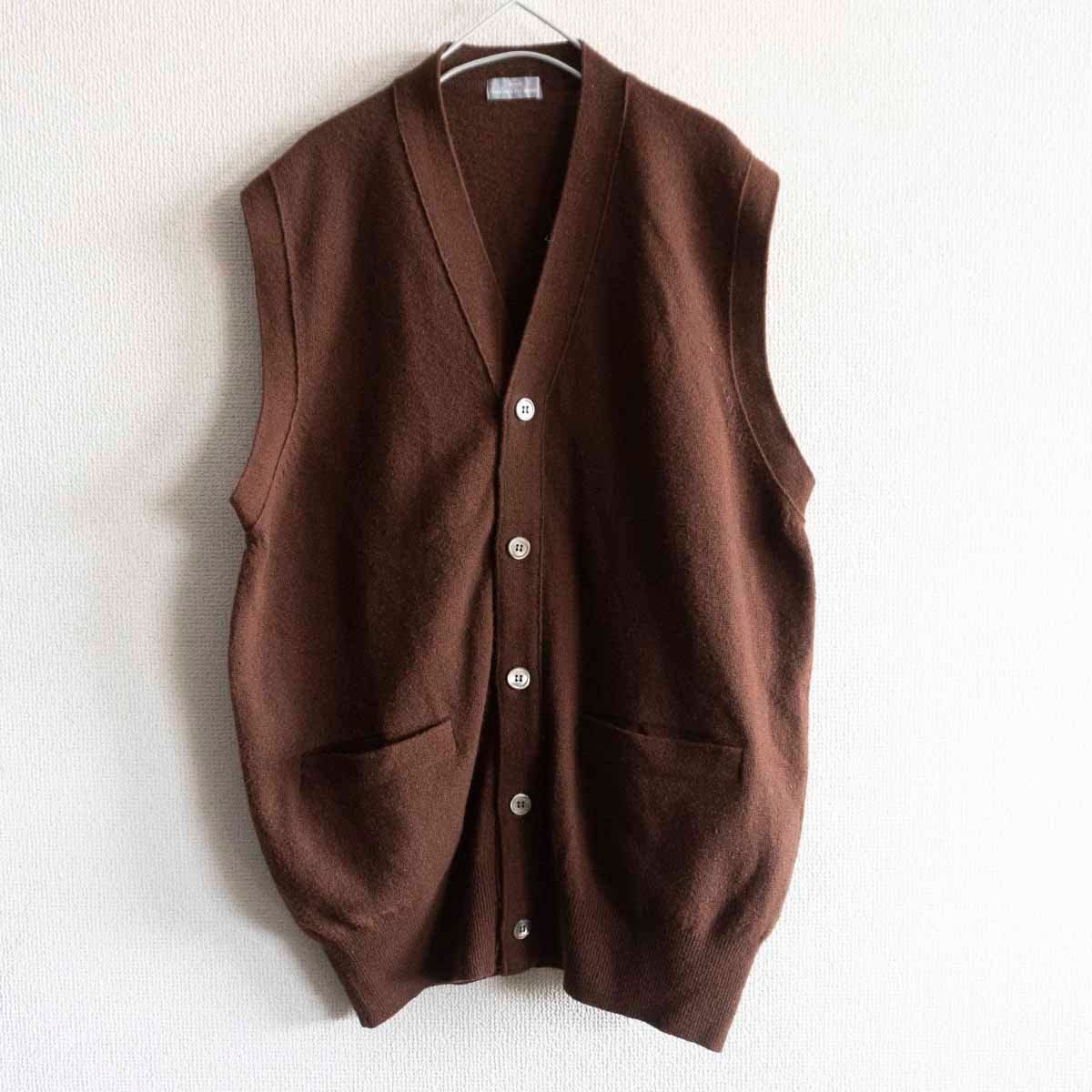 80s】COMME des GARCONS HOMME 【ウール ニット ベスト】 80年代 