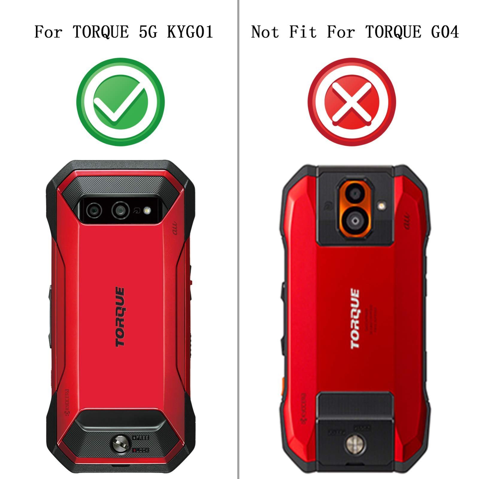 クリア TORQUE 5G KYG01 ケース ショルダー Kyocera TORQUE G05 ケース ストラップ付き スマホケース 耐衝撃