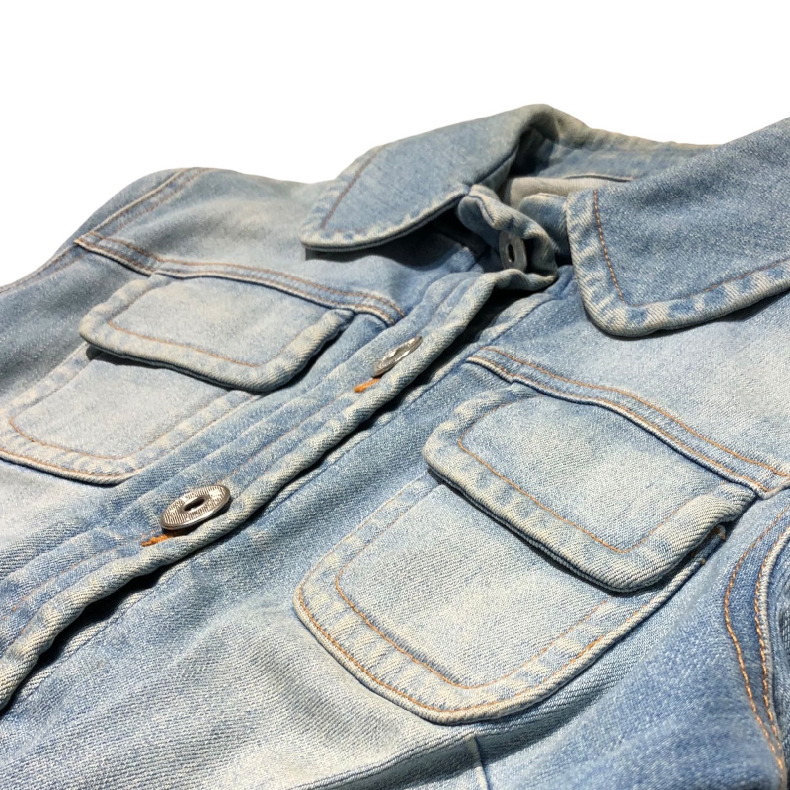 MOSCHINO JEANS テーラードデニムジャケット　ショート丈 MOSCHINO JEANS(モスキーノジーンズ) 00's denim short length
