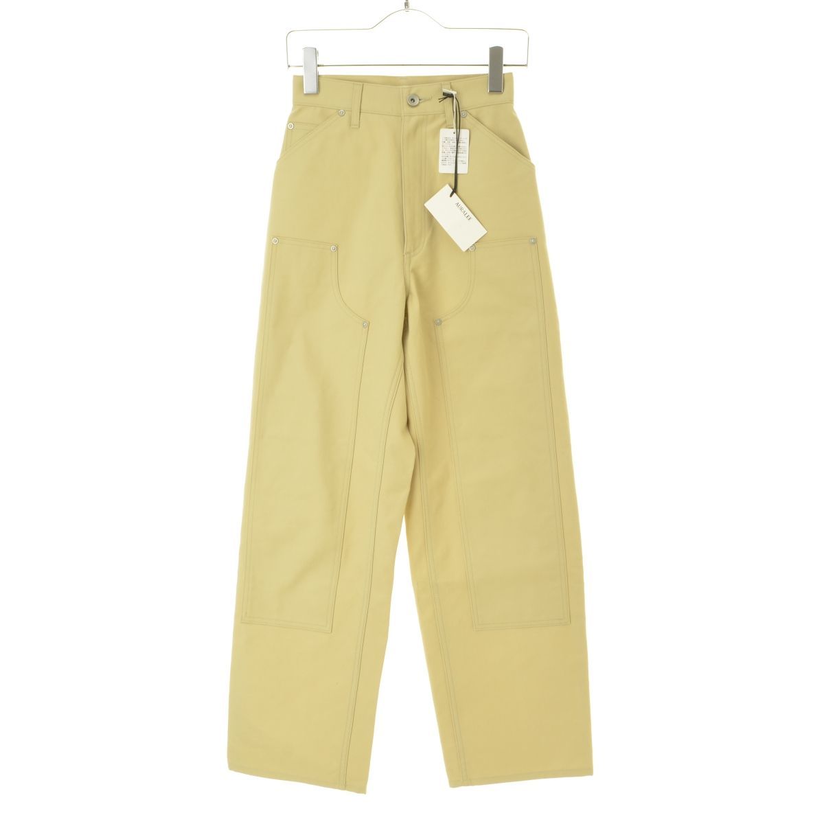 AURALEE COTTON OILED CANVAS PANTS