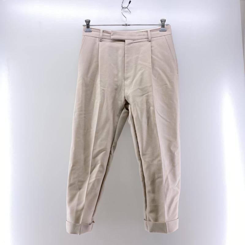 ワコマリア　wacko maria スラックス　M ベージュ　美品　ドーメル WACKO MARIA/DORMEUIL / PLEATED TROUSERS（TYPE-2）（LIGHT
