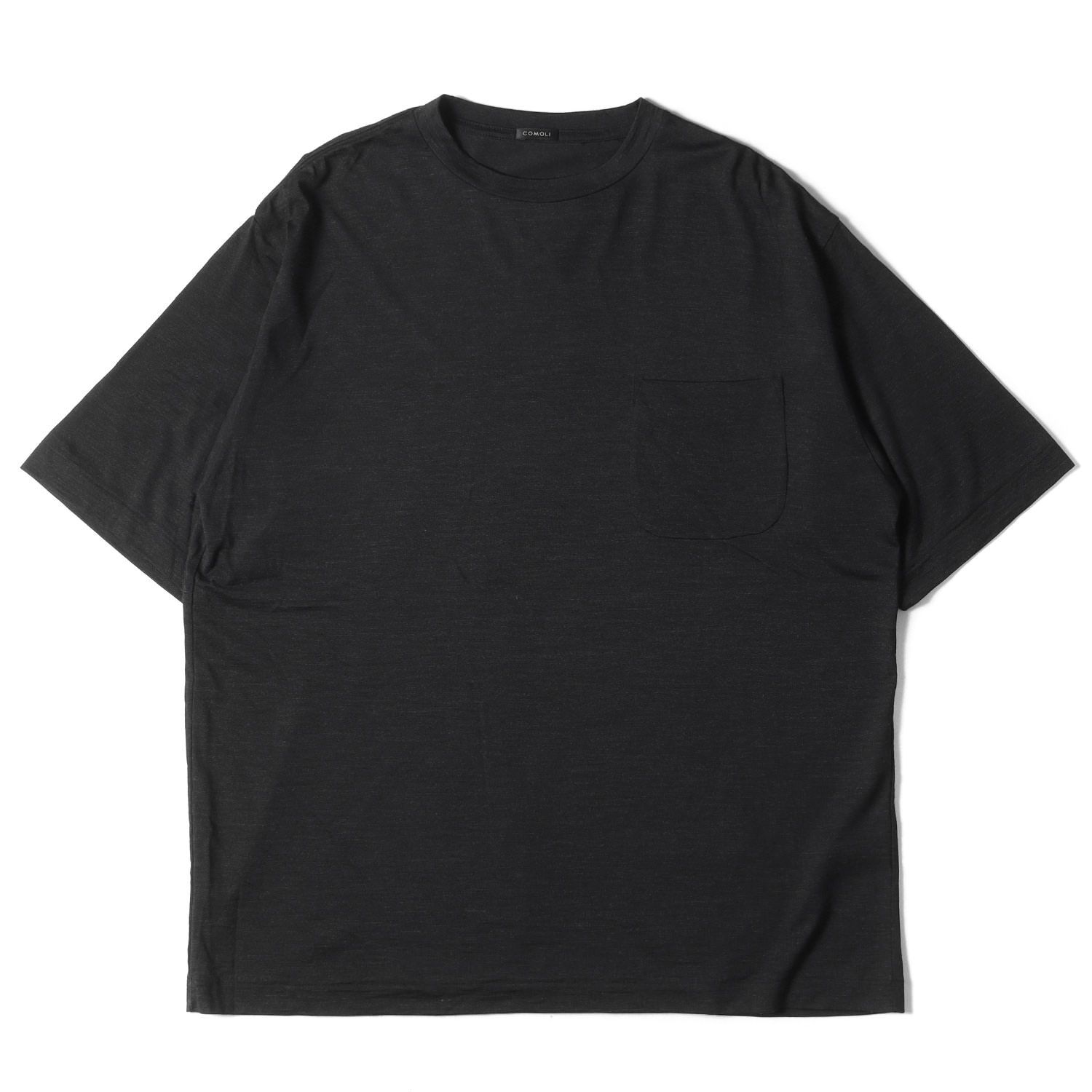 COMOLI コモリ Tシャツ・カットソー 3(L位) 黒