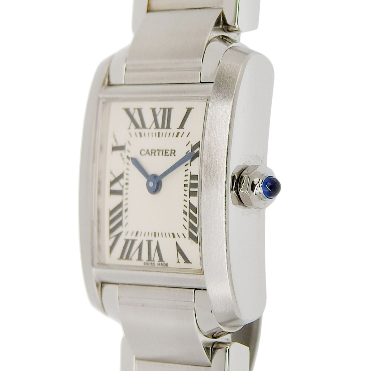 カルティエ タンクフランセーズSM W51008Q3 SS クォーツ 保証書付  