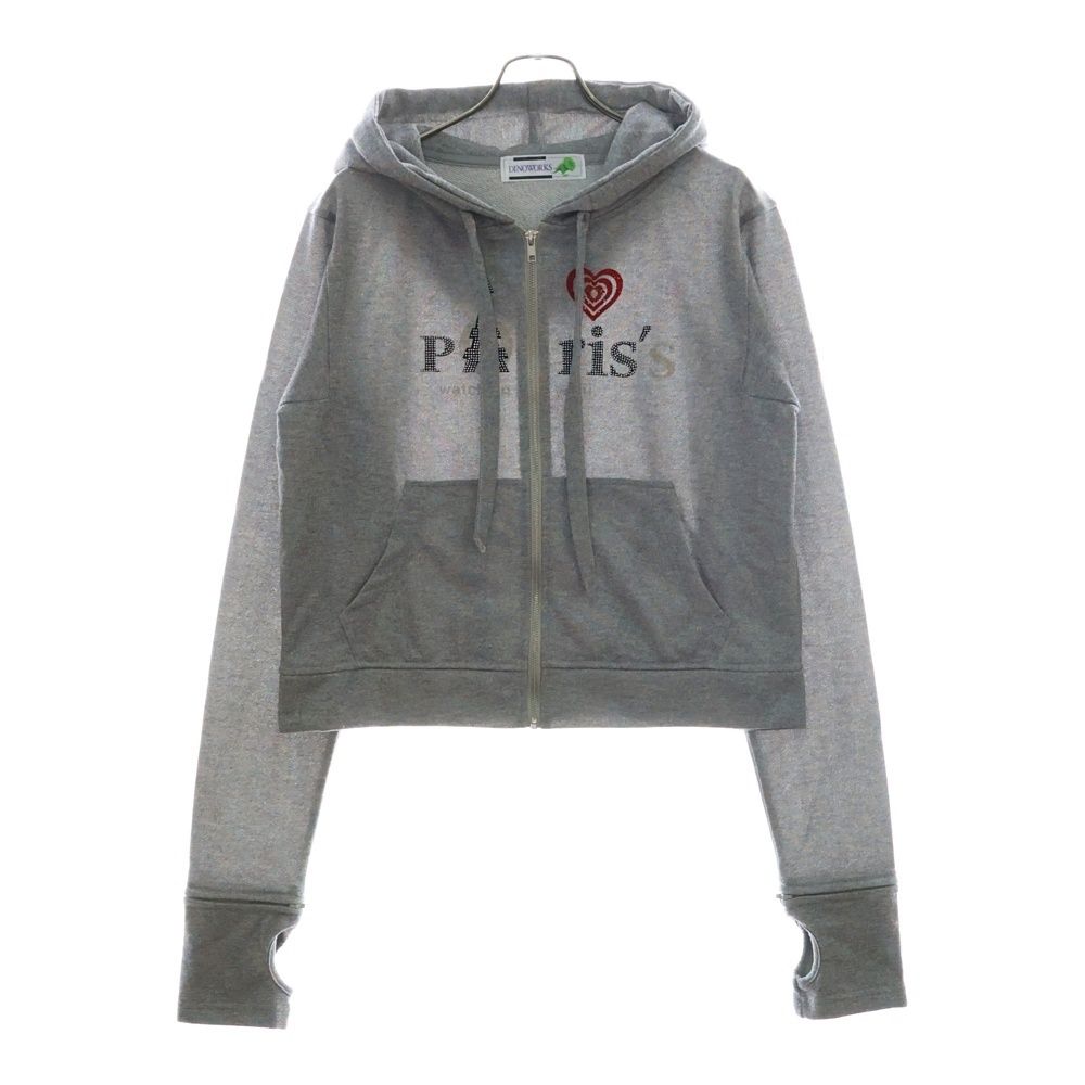 DINOWORKS PARISフーディー DINOWORKS (ディノワークス) PORIS SHINE HOODIE ジップアップ