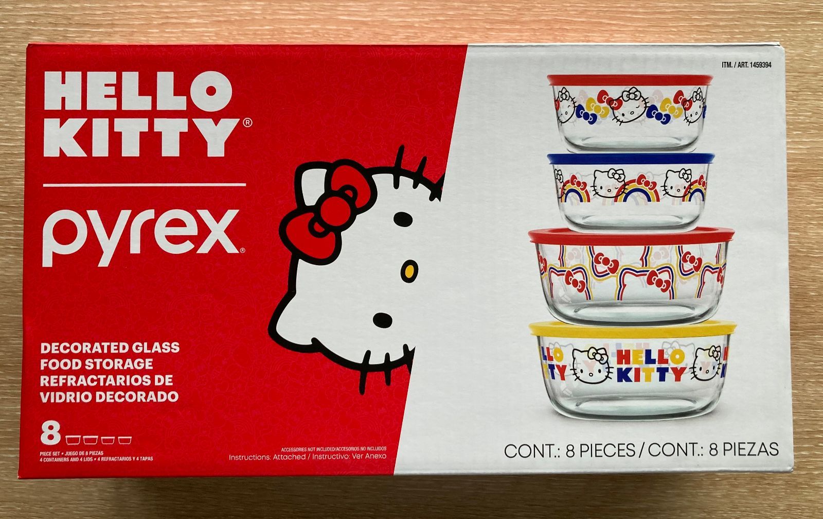 パイレックス ハローキティ ガラス保存容器 4個セット - メルカリ