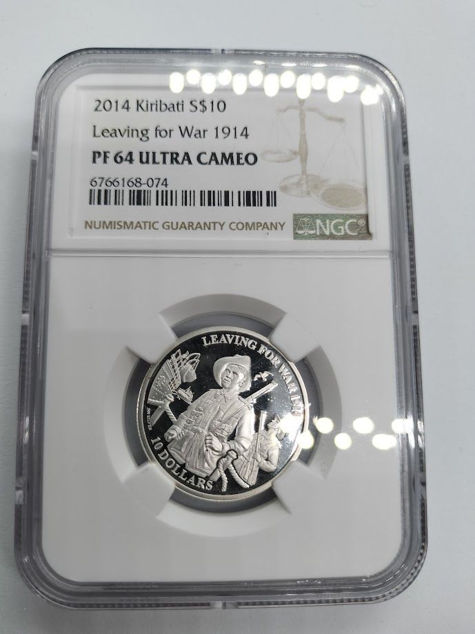 最高級のスーパー NGC 第1次世界大戦出征100年 2014年 キリバス PF64UCAM コレクション
