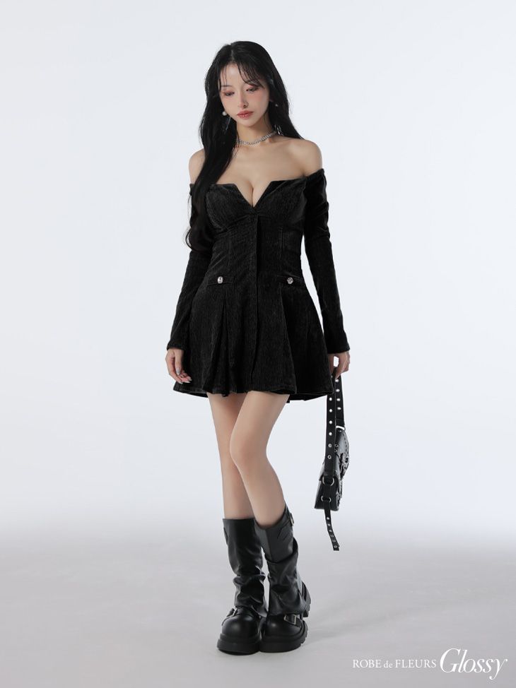 ロングスリーブ| ラメニット|