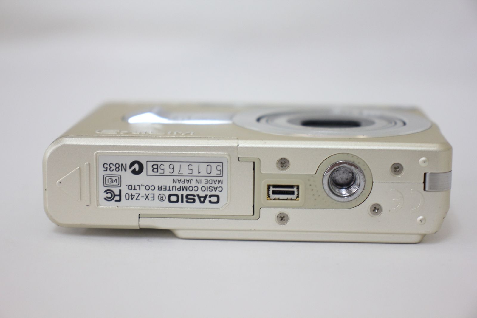 返品保証】 カシオ Casio Exilim EX-Z40 ゴールド 3x バッテリー付き