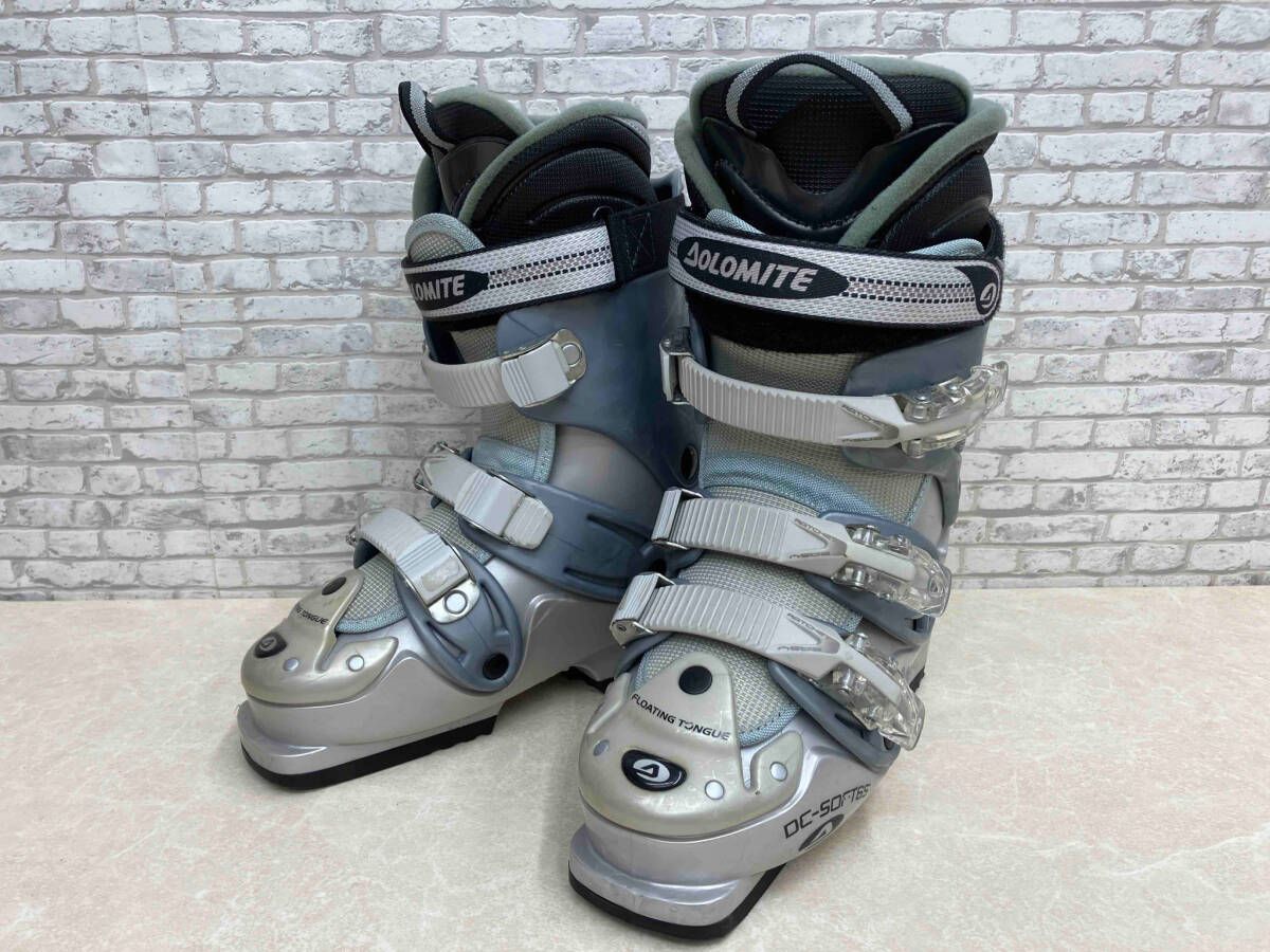スキーブーツ DOLOMITE DC-SOFT65 PLOFILE FIt サイズ25cm 285mm シルバー ドロミテ