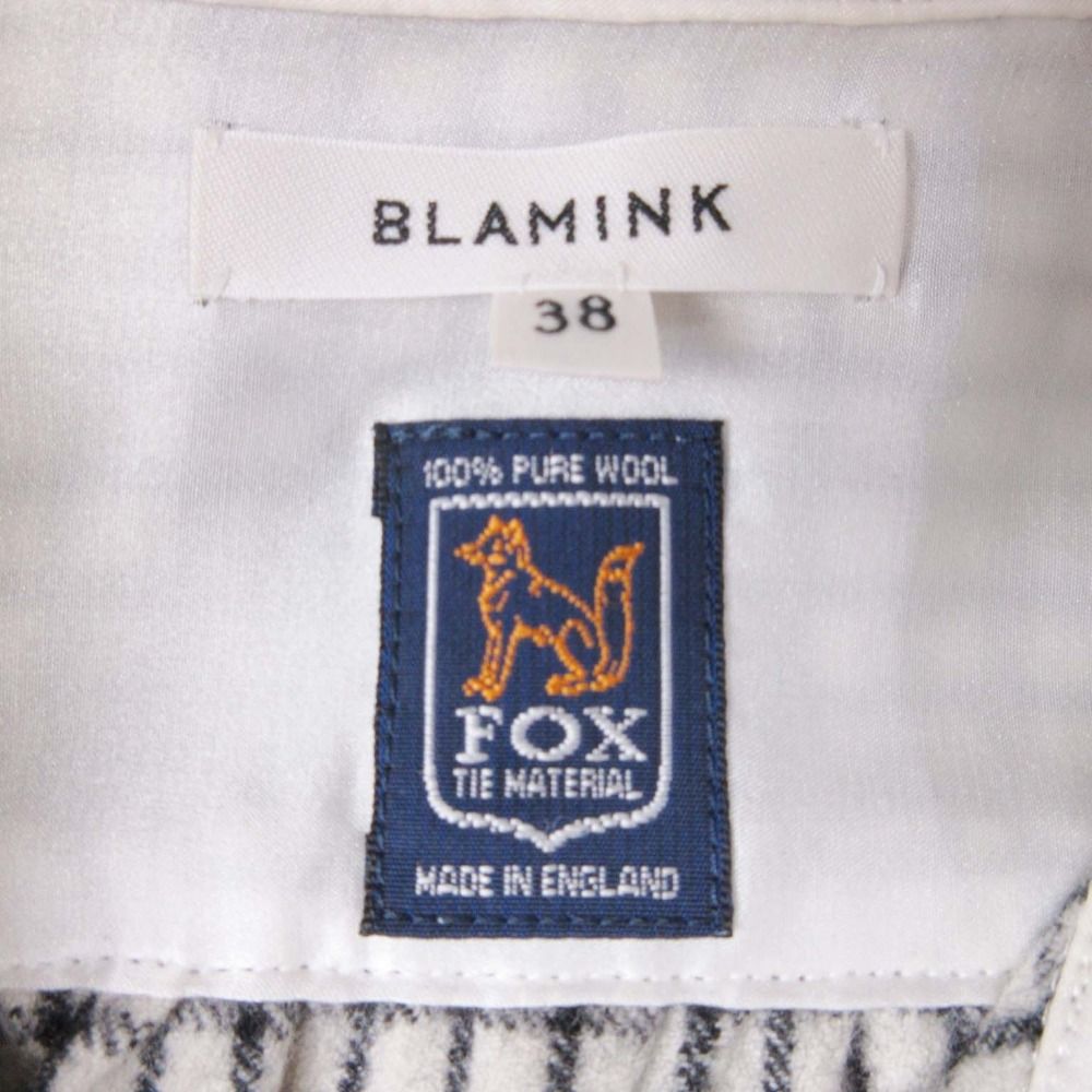 良品 23aw BLAMINK ブラミンク FOX BROTHERS生地 ウールフランネル  