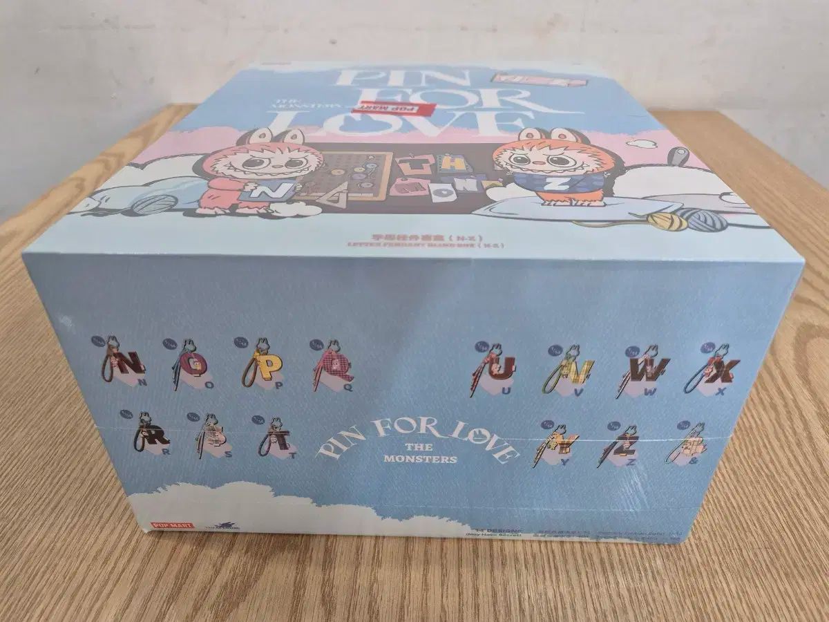 Labubu ラブブ 私の頭の中のパスワード アルファベットキーリング N Z 純正