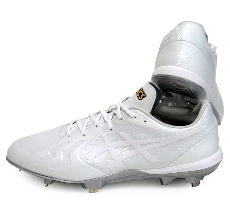 アシックス asics I-PRO WIDE 野球 埋め込み 金具スパイク 白スパイク ゴールドステージ 25 AW -110 110ホワイト