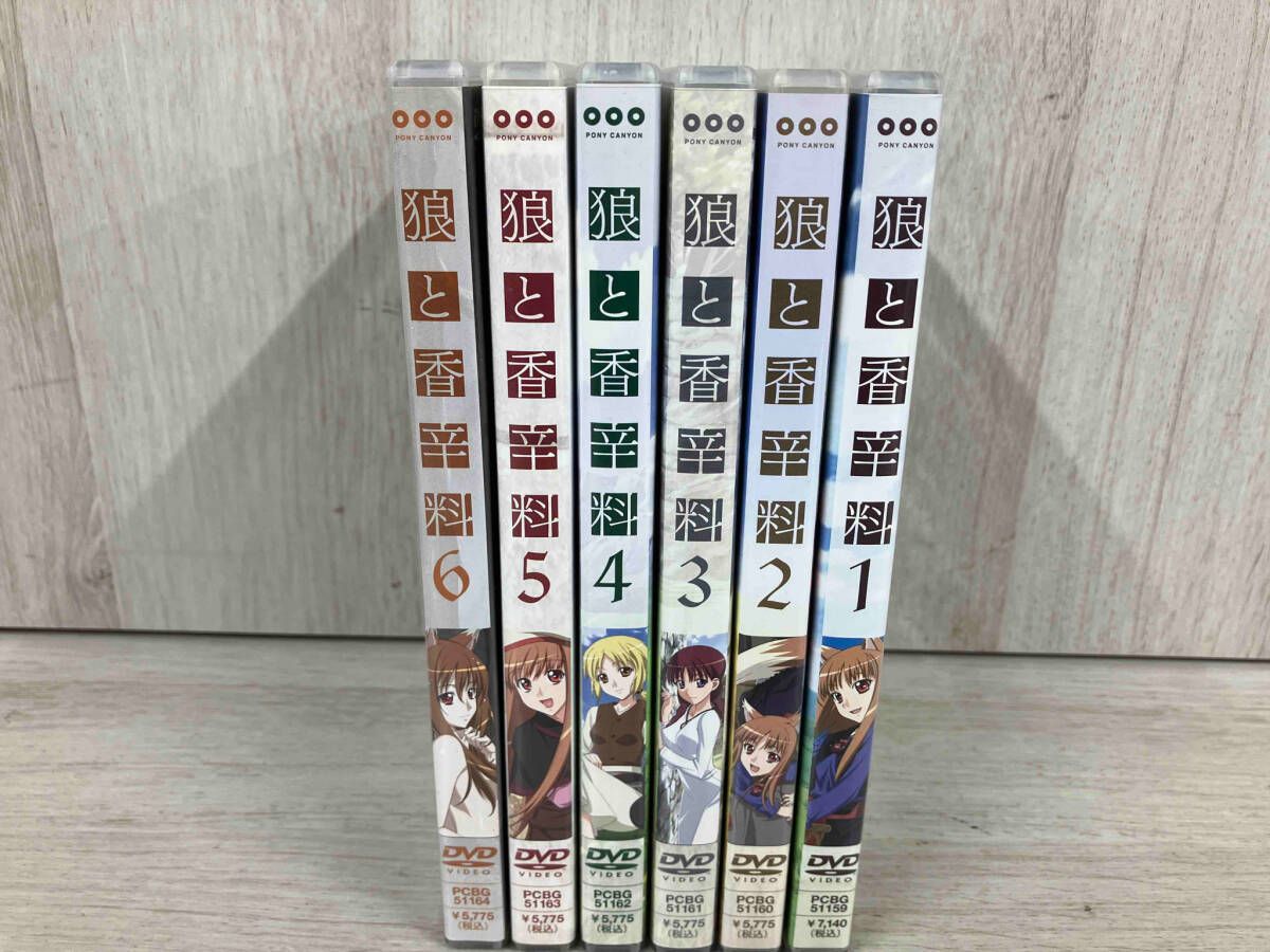 【セット】狼と香辛料 DVD 限定パック 全6巻 (未開封) 狼と香辛料 DVD〈限定パック〉 全6巻セット 新品未開封