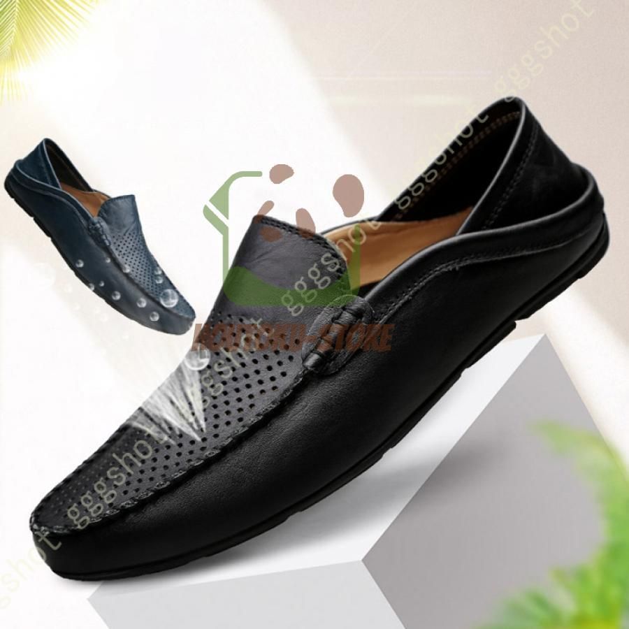 通勤 メンズ 革靴 ドライビングシューズ ビジネスシューズ 本革 ローファー スリッポン モカシン 軽量 カジュアル デッキシューズ 中年 出張 仕事用 ローファー メンズ スリッポン ドライビングシューズ 本革 革靴 紳士靴