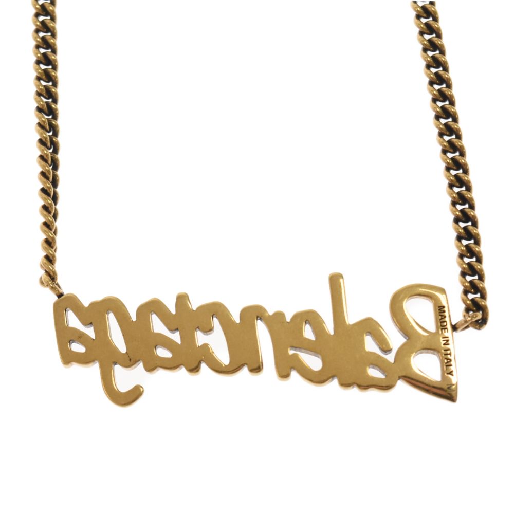 BALENCIAGA (バレンシアガ) Logo Necklace ロゴプレート