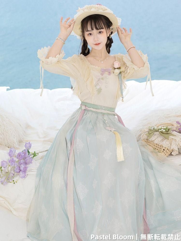 2025 豪華刺繍 漢服 かんふく 古風衣装 レトロ風 中華ロリータ コスプレ ワンピース 唐装 仙女服 中華風 美しい刺繍 仮装 撮影 学園祭 文化祭 人気キャラ ハロウィン HF-133