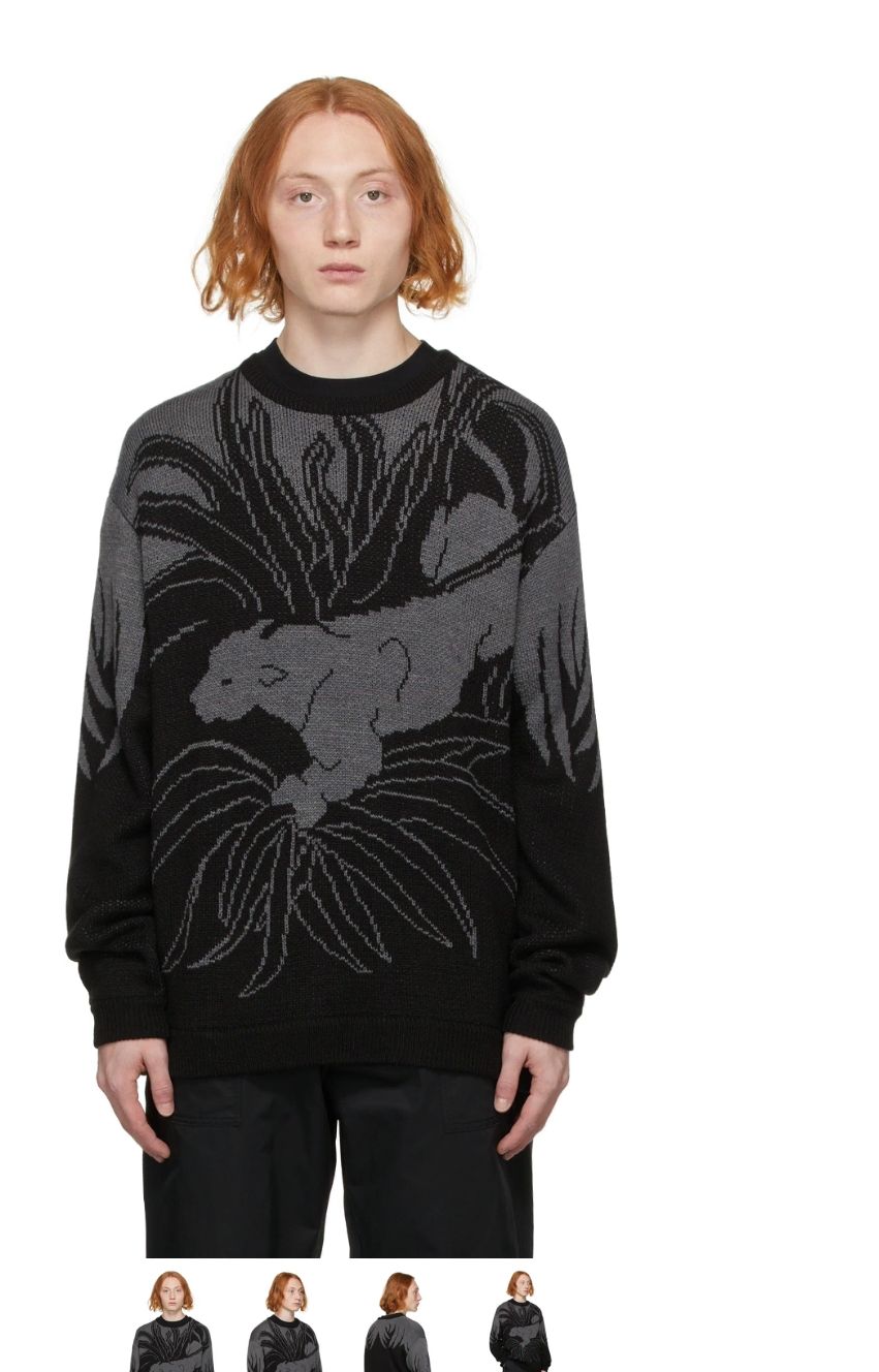 23 年 NEIGHBORHOOD ネイバーフッド ジャカード ヒョウ ニット セーター