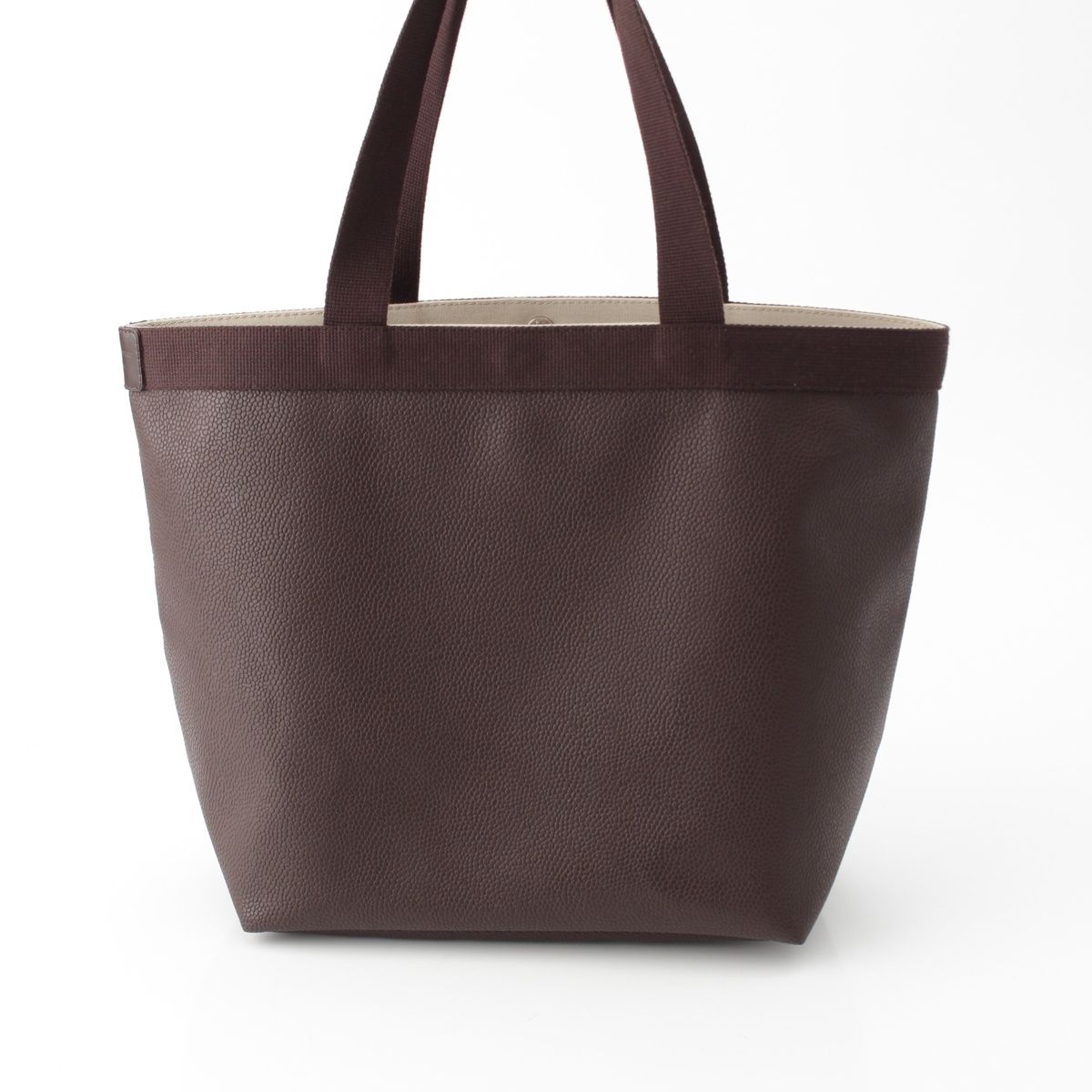 エルベ・シャプリエ コーテッドキャンパス スクエア トートバッグ  