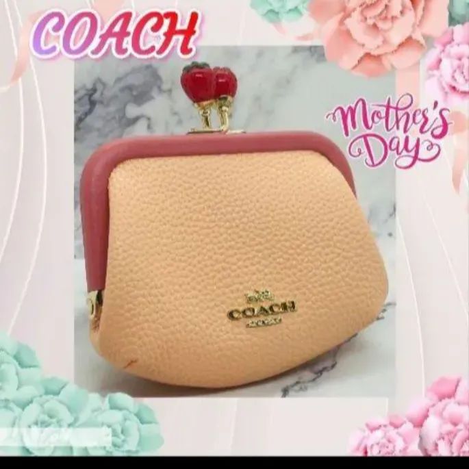 Sale 匿名配送 新品 ✳️ COACH コーチ イチゴ コインケース-