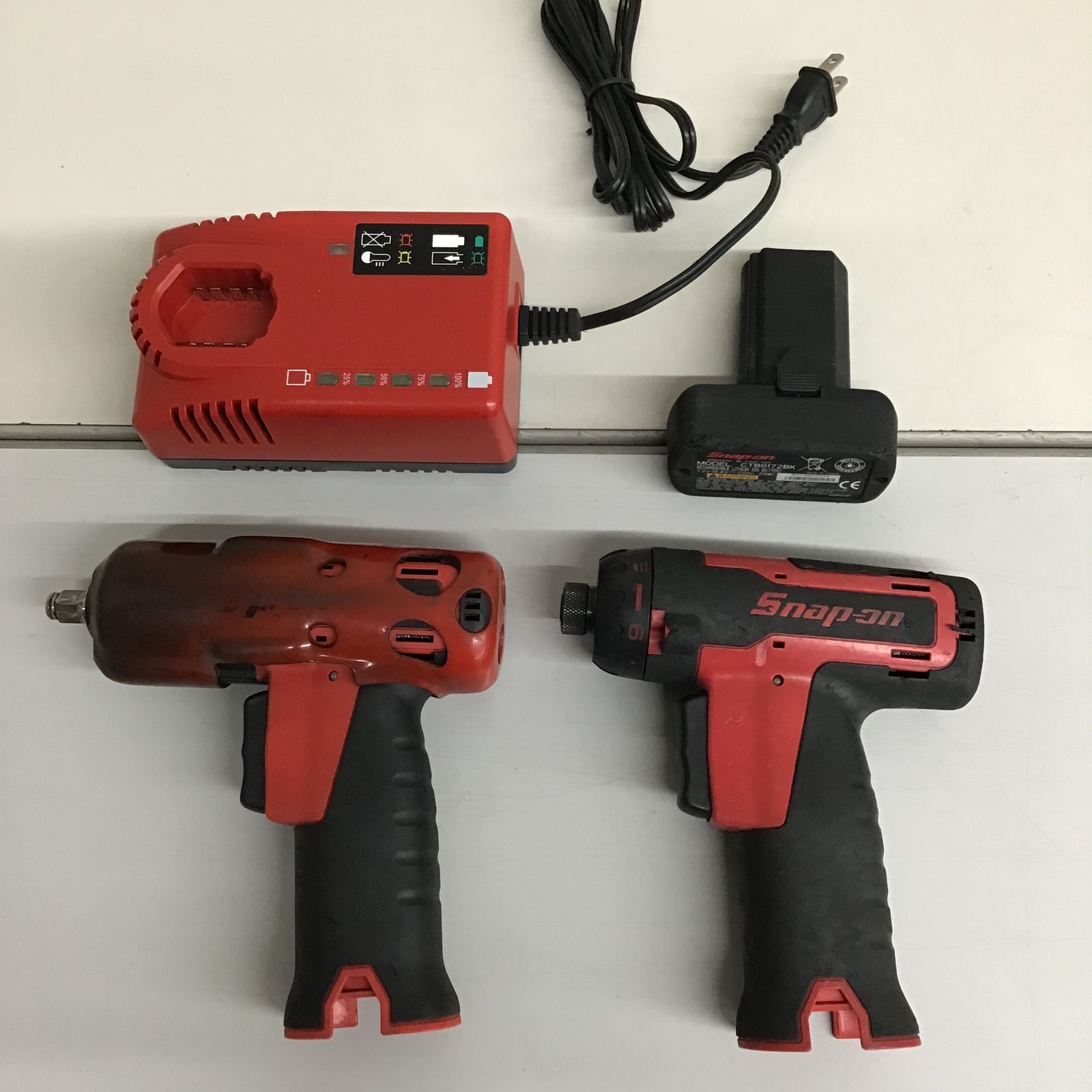 スナップオンSnapon 電動インパクトレンチ 電動ドライバーセット