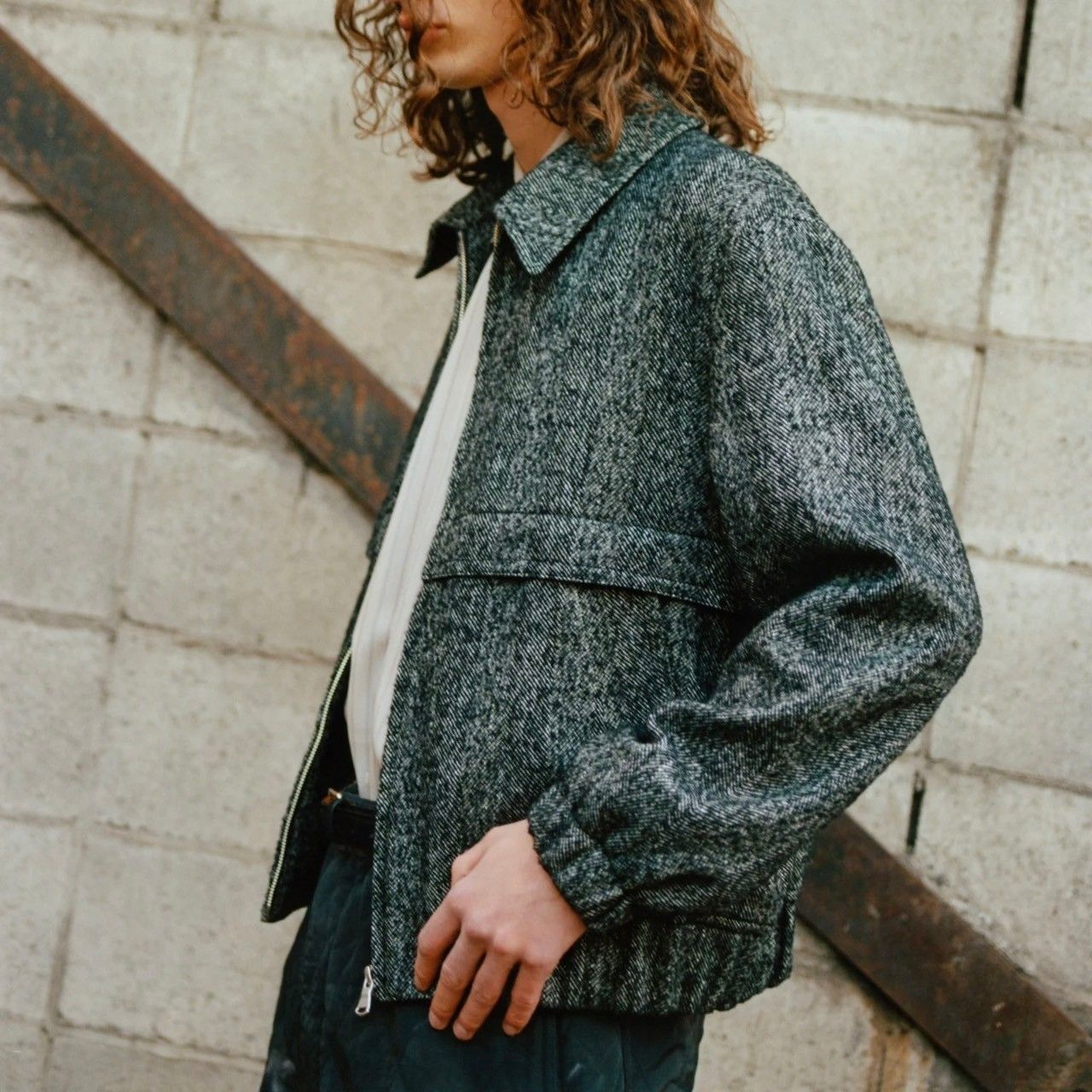ENCOMING ショートジャケット　AW24-PSBL ENCOMING インカミング 24AW PANELED SHORT BLOUSON ショート
