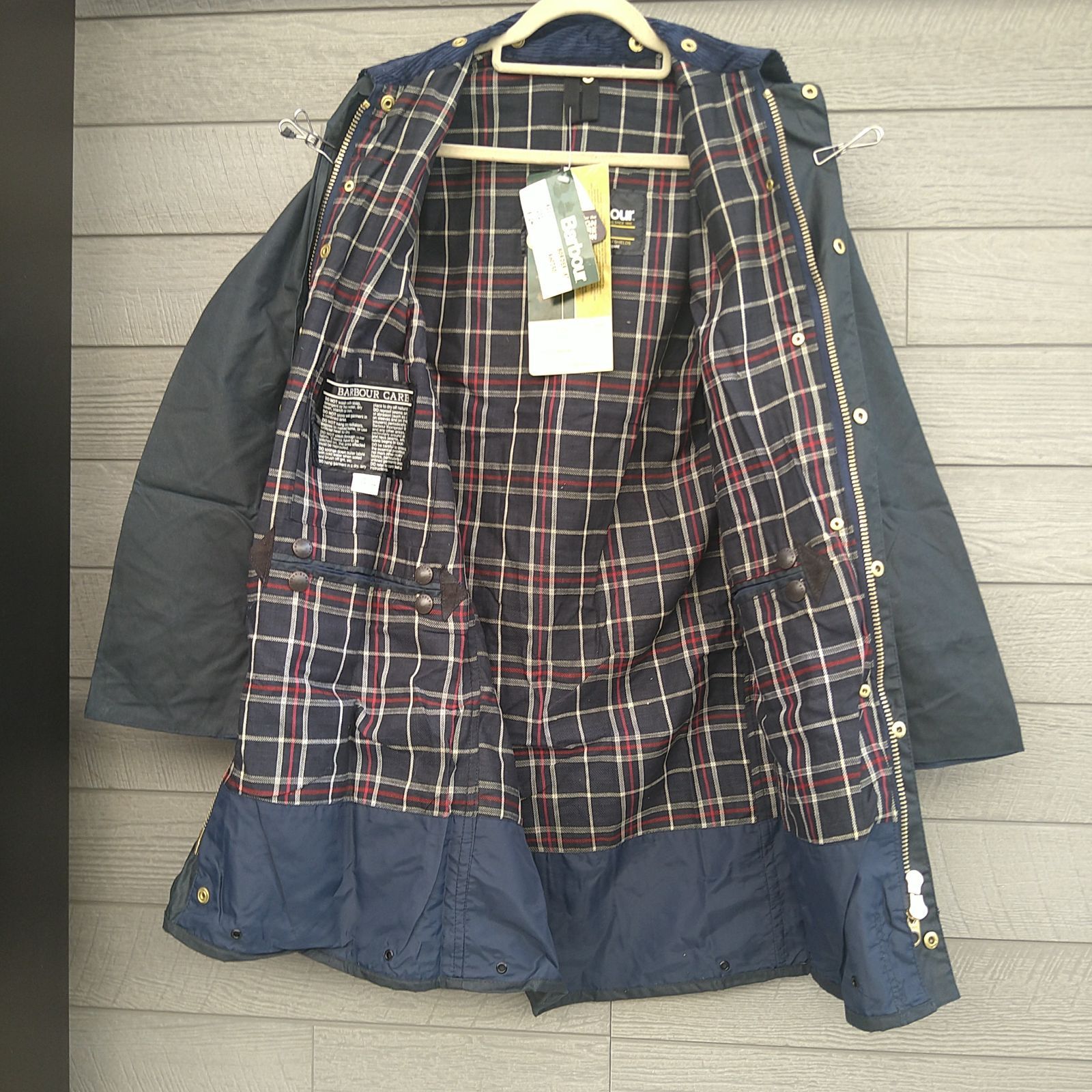 80s】 Barbour BORDER バブアー ボーダー 1986年製 C32 81CM A205 
